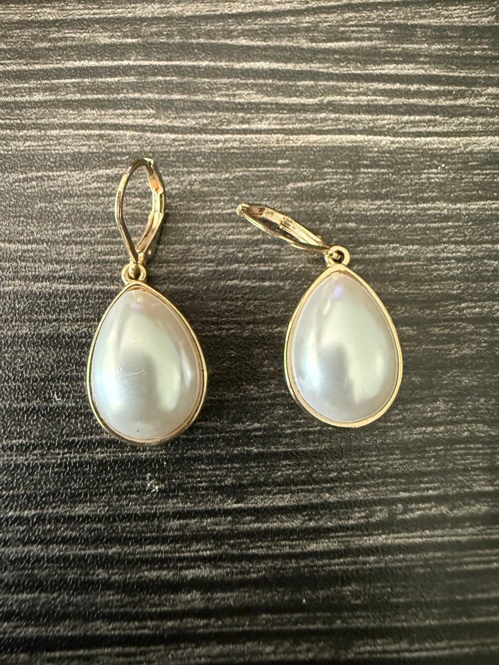Monet Jewelry Womens White Simulated Pearl Drop Earrings